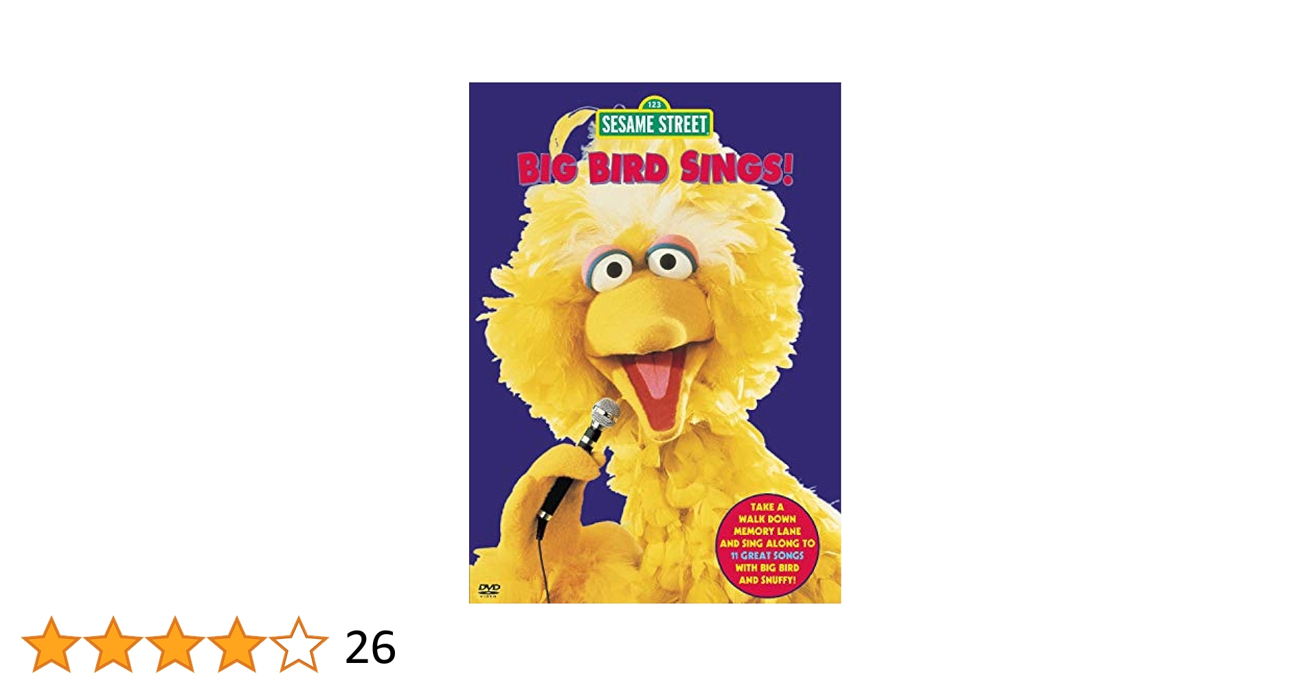 KING OF DIGGIN × SESAMI STREET/ BIG BIRD Sesame Street Big Bird SuperSize 19 1/2-Inch Vinyl Figure